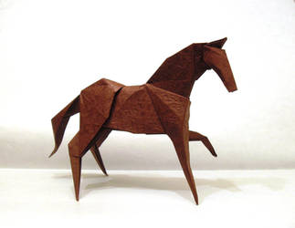 Nth origami horse