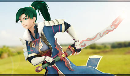 |KeyShot3D|FE:7| Swordswoman of the Wind by UniversalKun