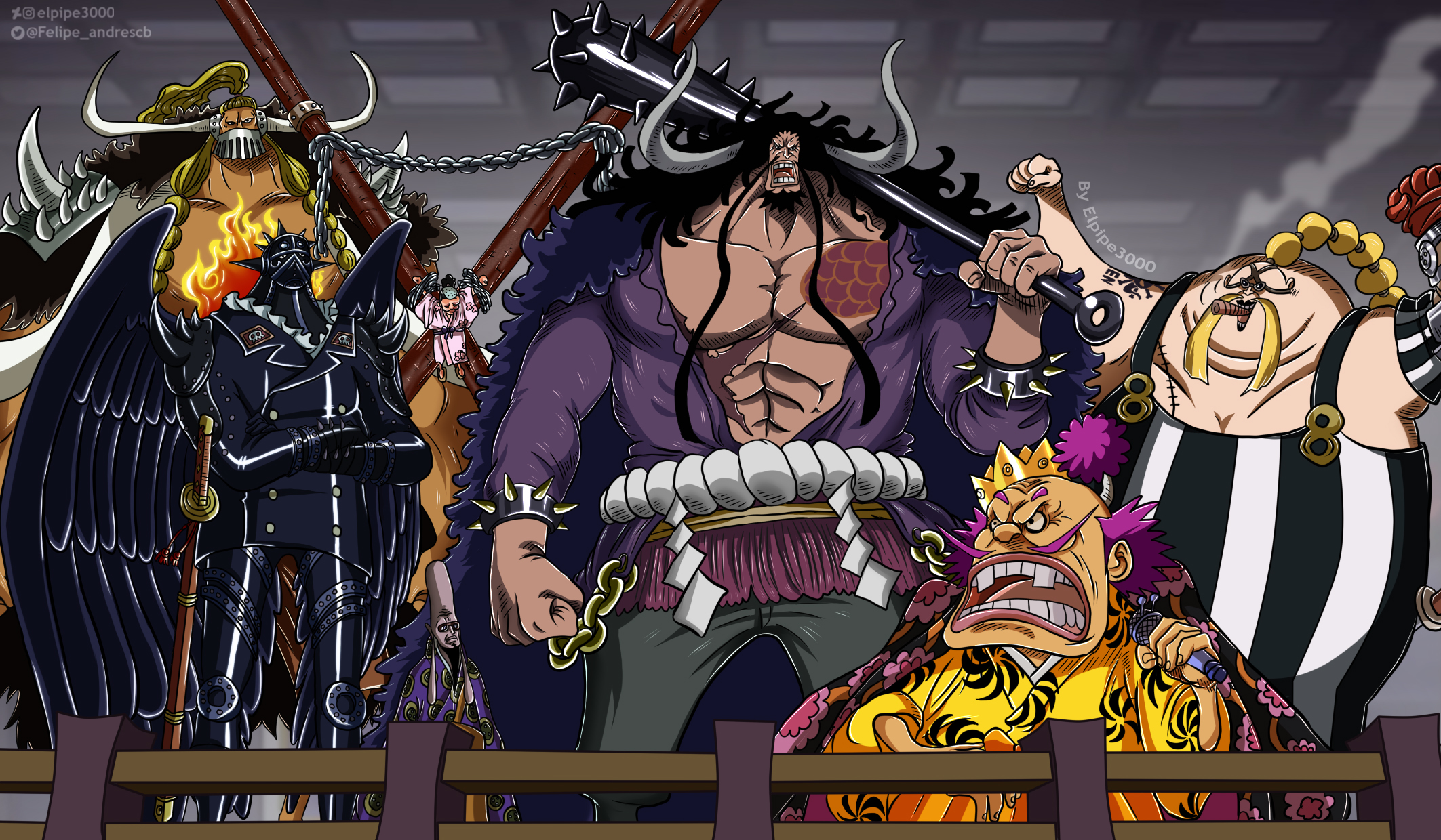 Beasts Pirates one piece 984 by CORASAAN on DeviantArt