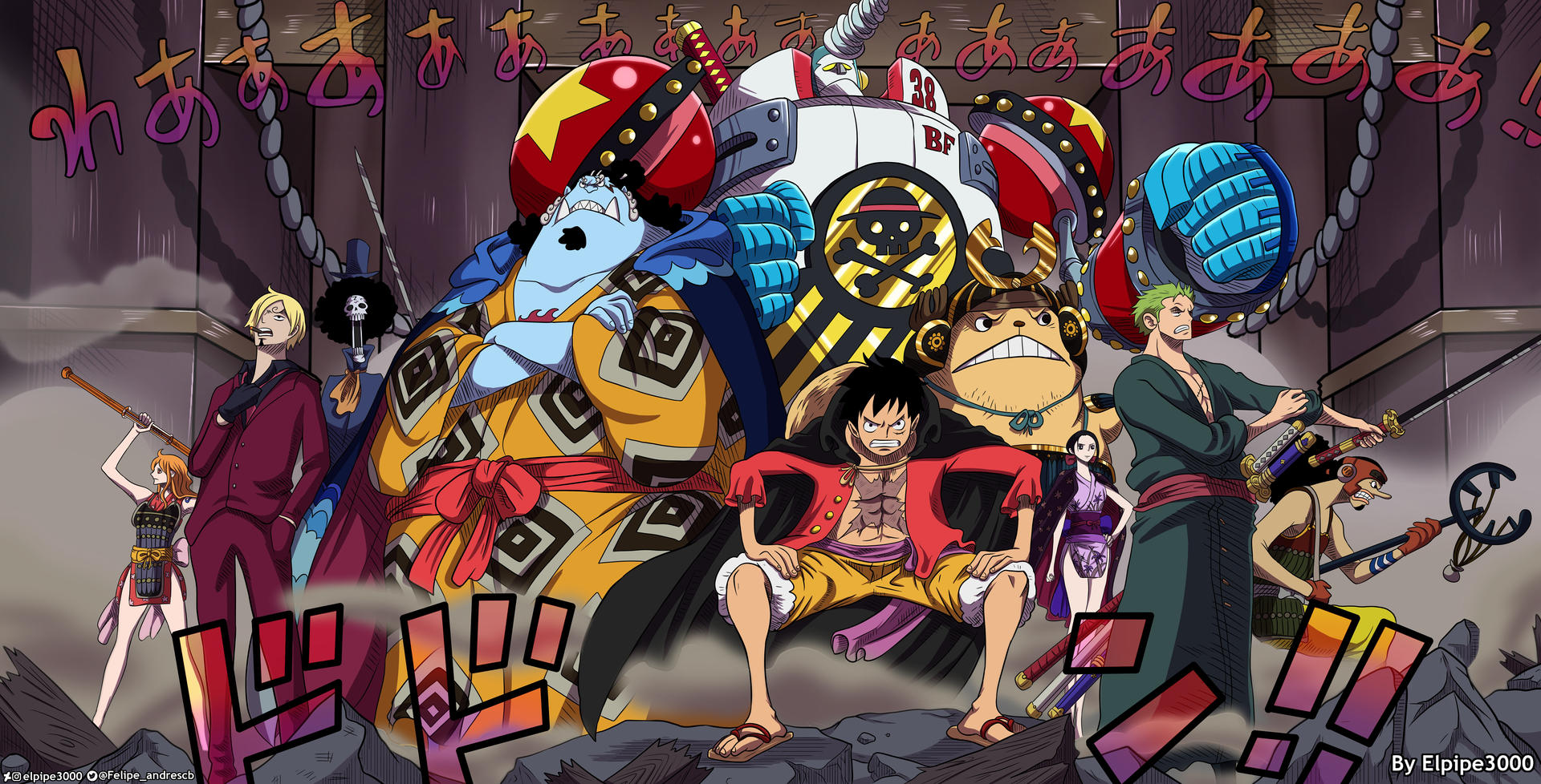 One Piece 9 Mugiwaras By Elpipe3000 On Deviantart One Piece 9 Mugiwaras By Elpipe3000 On Deviantart