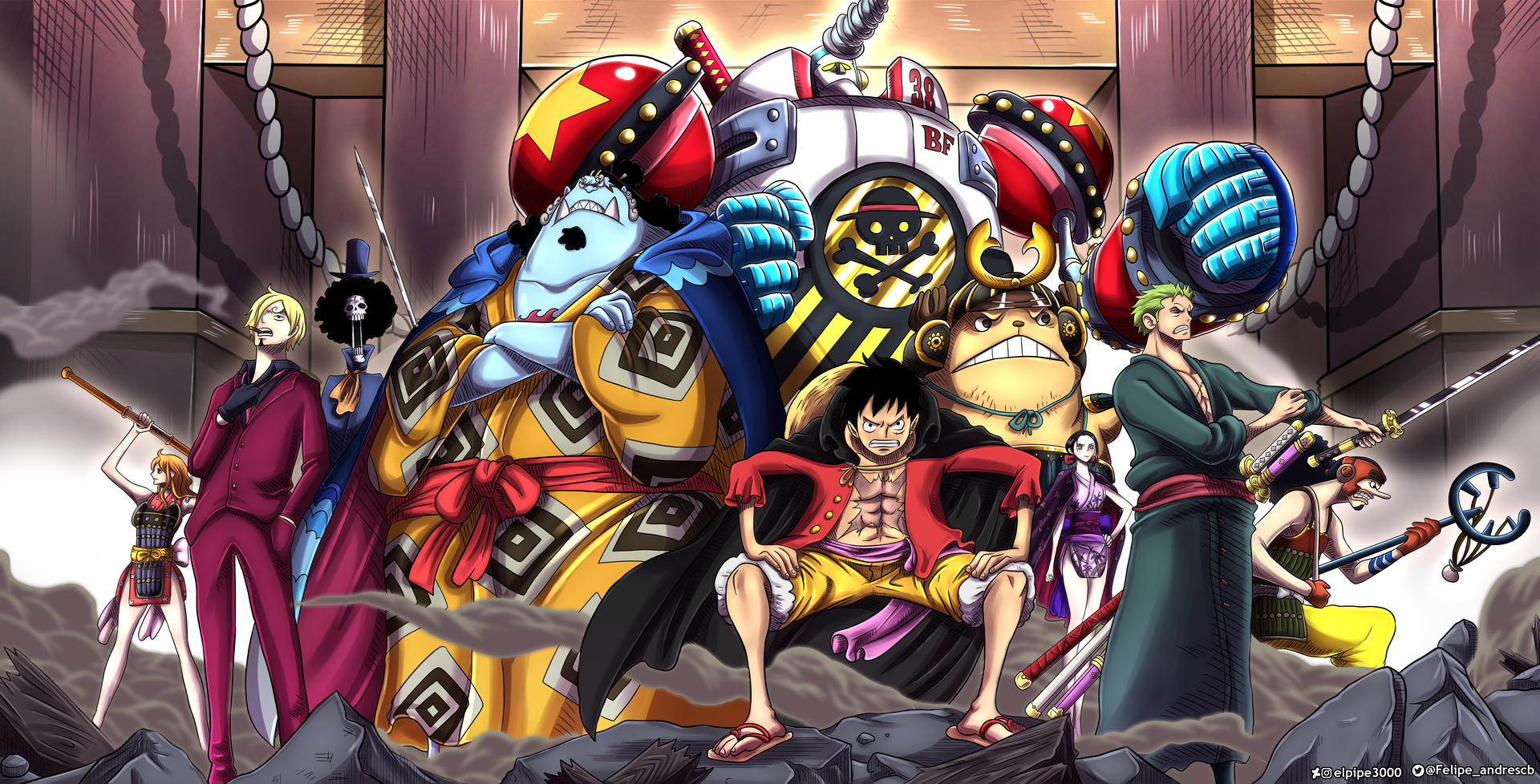 One Piece 9 Mugiwara No Kaizoku Dan By Elpipe3000 On Deviantart