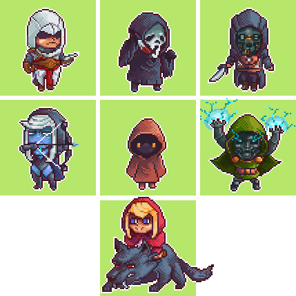 Week Pixel Challenge - Hooded People