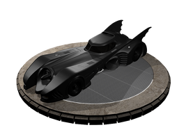 Batmobile - Front of Turntable