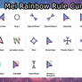 Mei Rainbow Rule Cursors / Cursores / Punteros