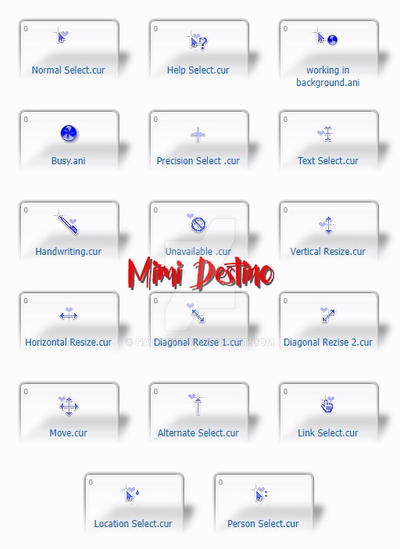Cursor For Mini Sub Navy Blue Mini Mac Love Cursors by Nalexnu on DeviantArt