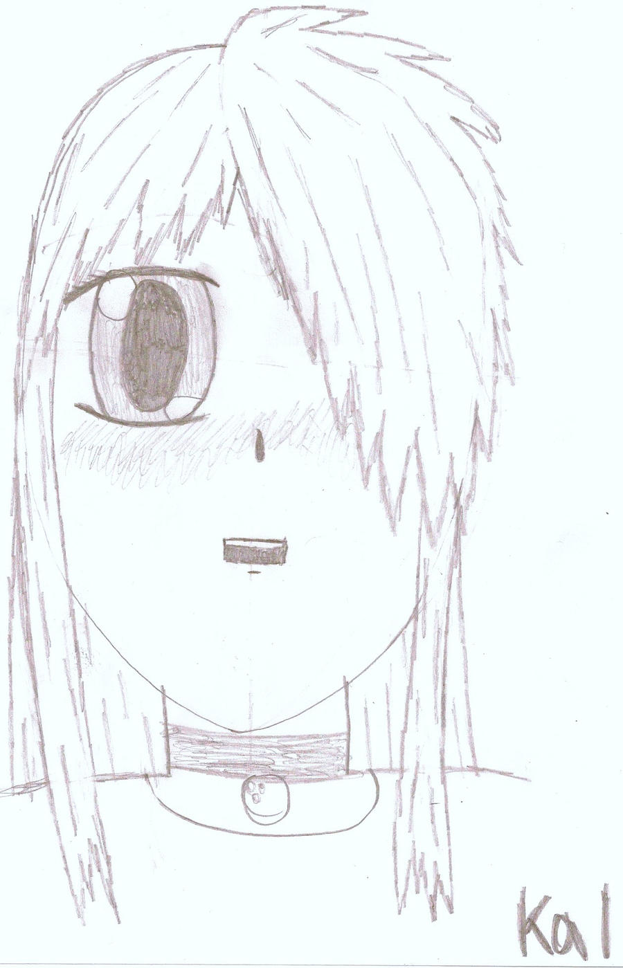 weird quick drawing anime girl by KalKal13 on DeviantArt