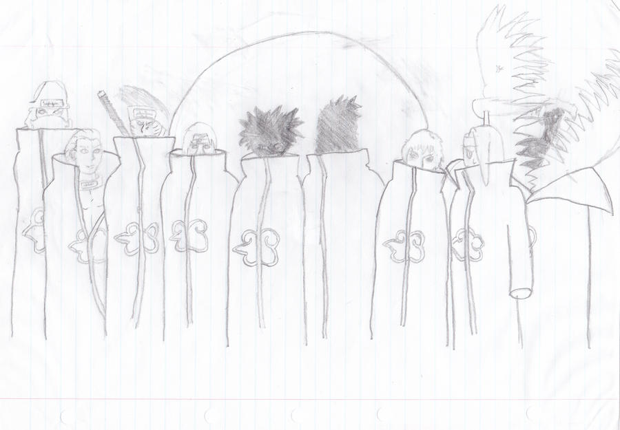 Akatsuki Sketch by Onnazuki on DeviantArt