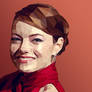 Emma Stone (polygonal Portrait)