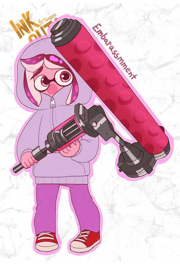 Splatoon Angst Splatoon + embarrassed by Weasel1707 on DeviantArt