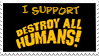 Destroy All Humans Stamp