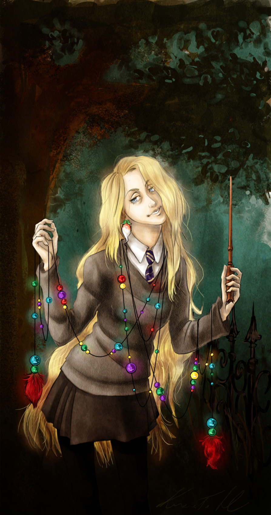 Luna Lovegood by KrzesloH on DeviantArt