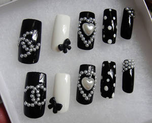 CC style 3d nails set