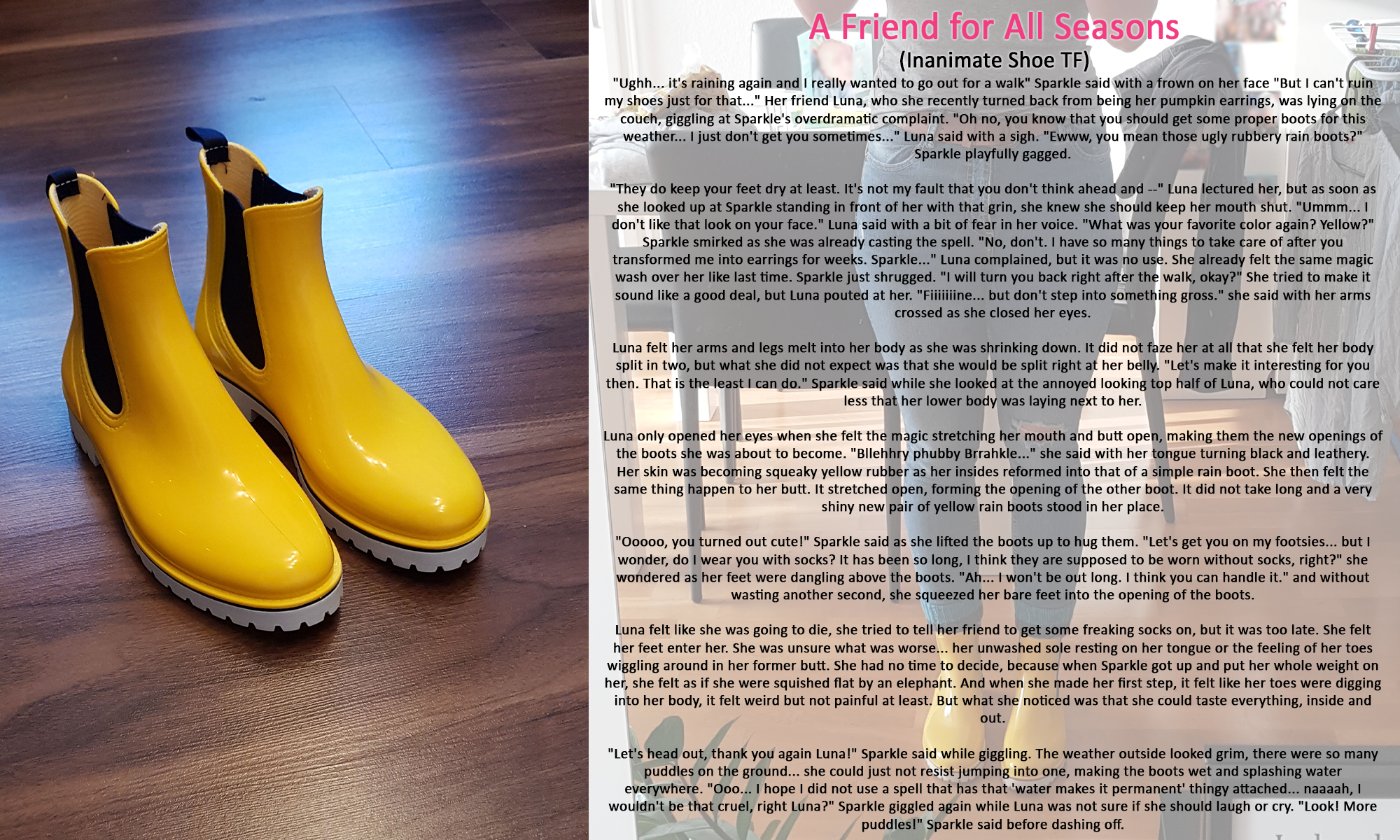 Ao2 Shoes A Friend for All Seasons (Inanimate Shoe TF) 1/2 by Witchy-Sparkle on ...