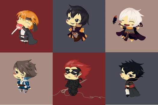 Chibis Men Fire Emblem Awakening