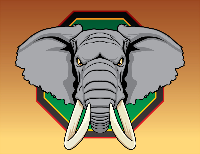 African Elephant vector