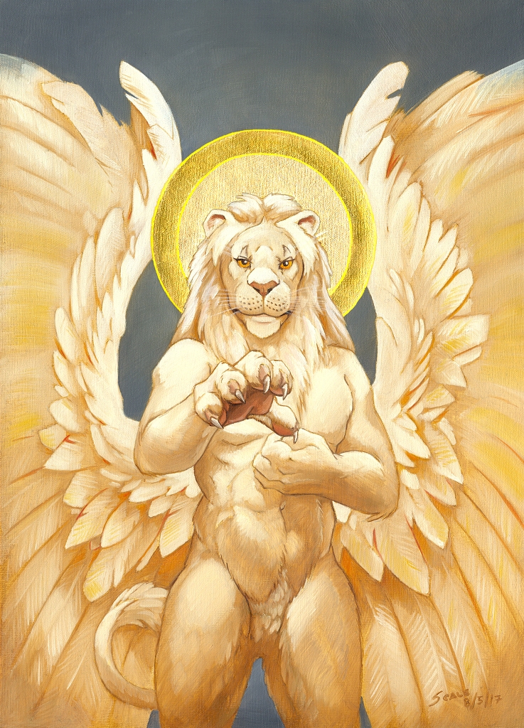 Lion angel