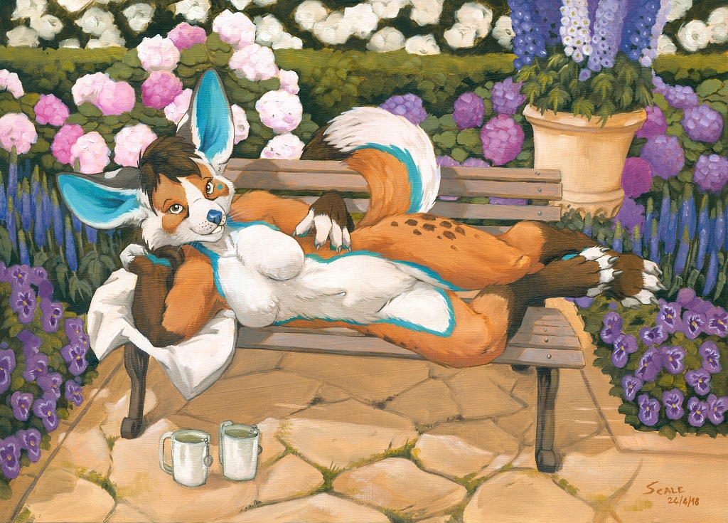 Tea break by ScalerandiArt