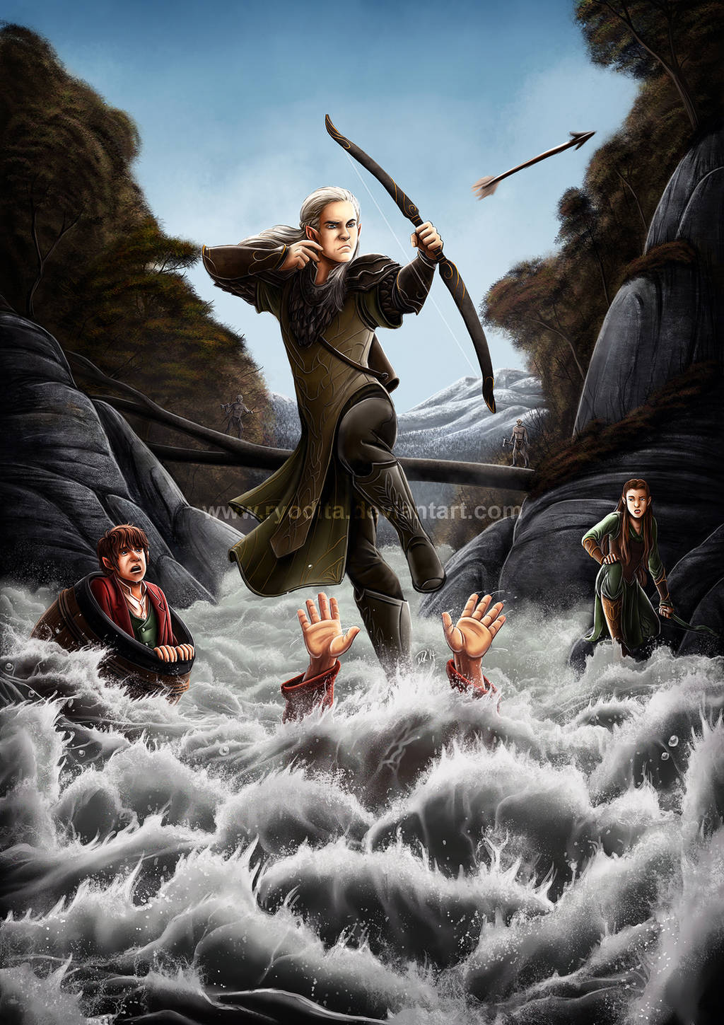 Shut up dwarf! I am saving you! by ryodita