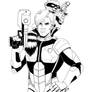 Star-Lord and Rocket (Lines)