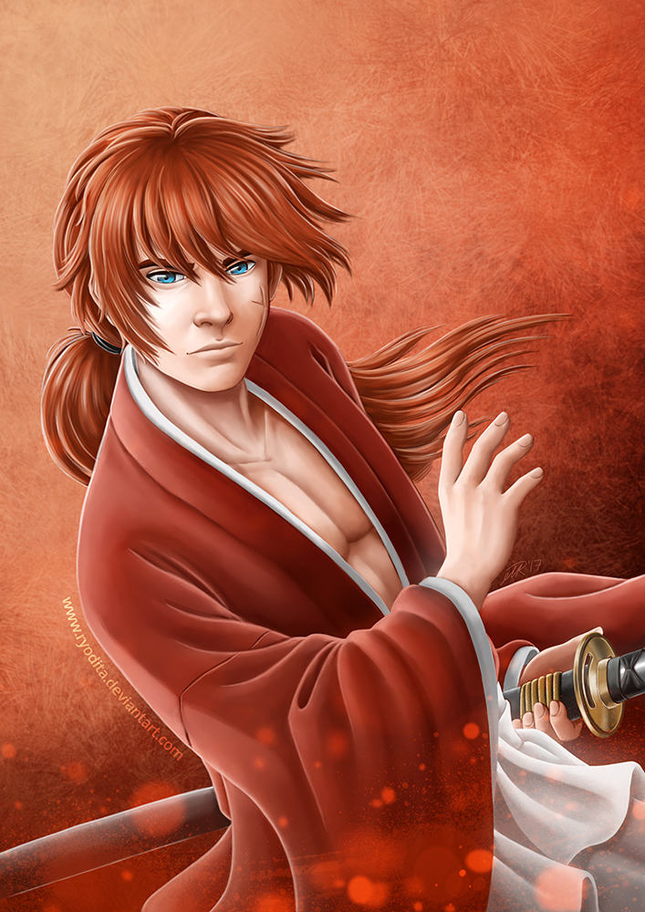 Anime Rainbow: Red like Kenshin