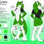 Kyara the Sergal - Reference Sheet