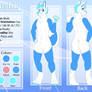 Slushie the Husky - Reference Sheet