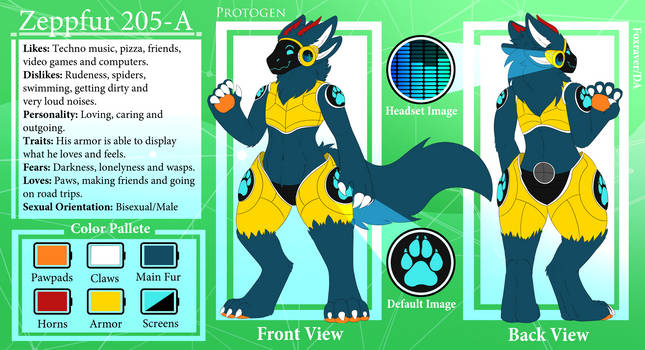 Zeppfu - 205-A - Protogen Reference Sheet