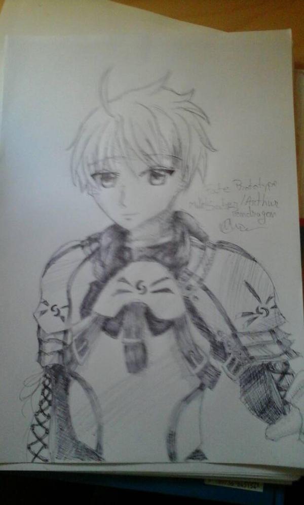 Fate Prototype-Arthur Pendragon by RinDrawForYou on DeviantArt