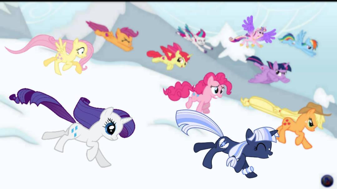 Mlp Fun MLP AU Epic Fun Snowday by fastcoolswag on DeviantArt