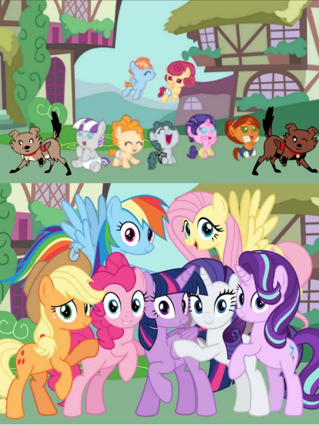 Mlp Vector Group MLP AU: Different Friend Group's by fastcoolswag on DeviantArt