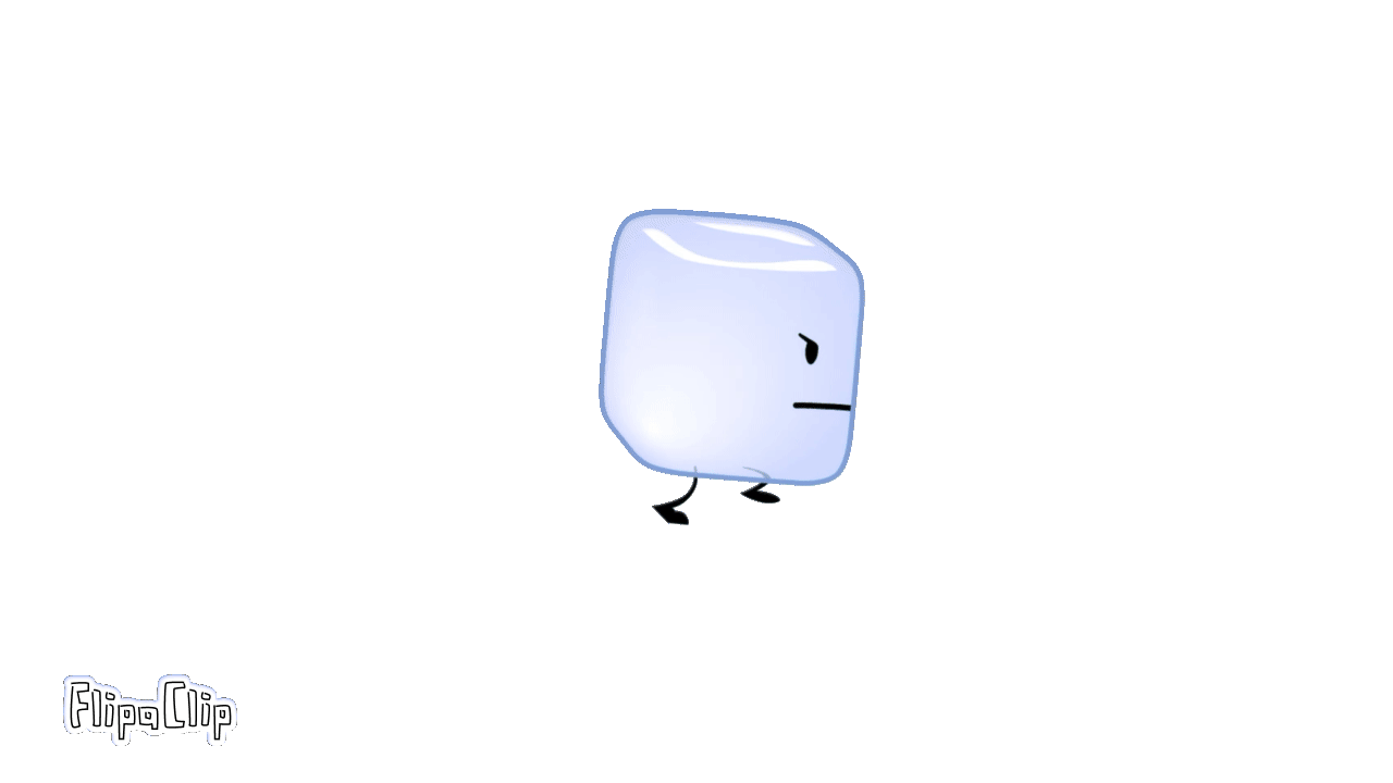 Bfdi Running Deviantart BFDI Ice Cube Running Gif by CJthe1and2 on DeviantArt