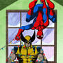 Wolverine and Spidey Celebrate New Ywear