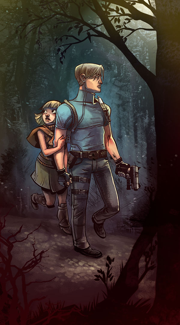 Resident Evil 4 Leon and Ashley by PlowBottomDad on DeviantArt