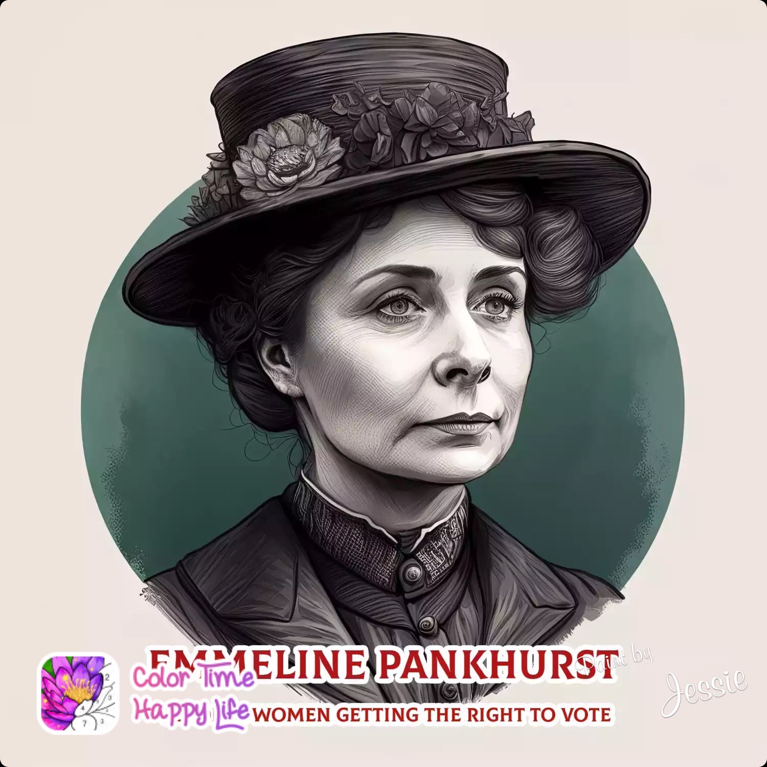 Pankhurst Emmeline Pankhurst by JessieSchutter on DeviantArt