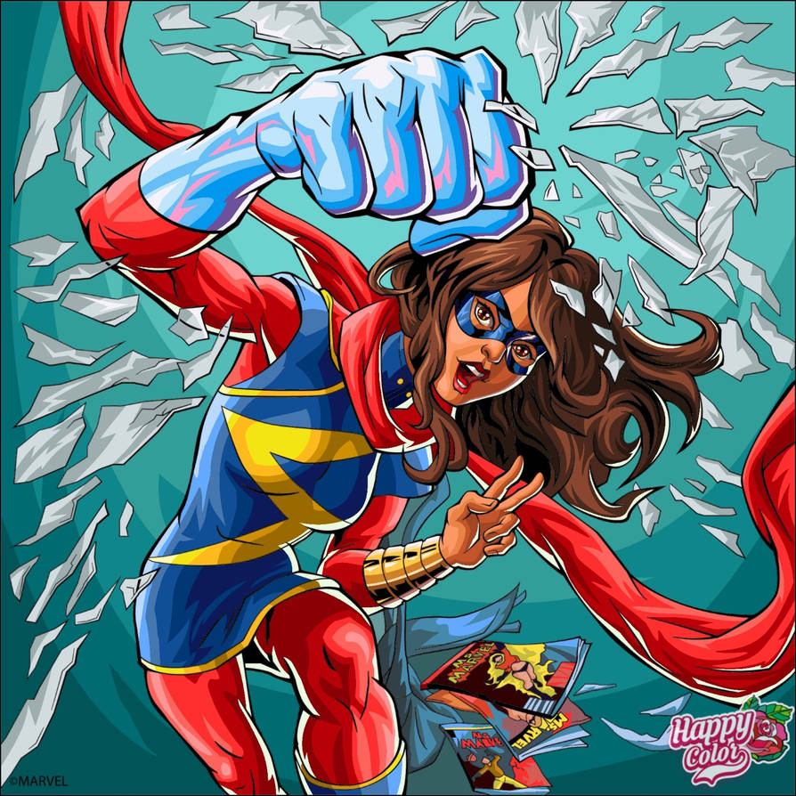 Ms. Marvel by JessieSchutter on DeviantArt