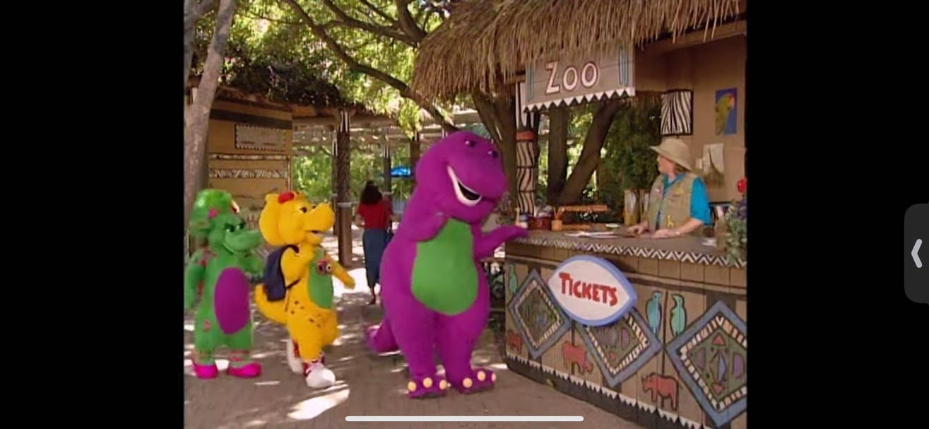Barney getting for tickets. by JessieSchutter on DeviantArt