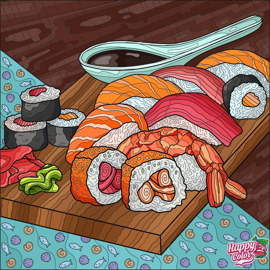 Sushi by JessieSchutter on DeviantArt