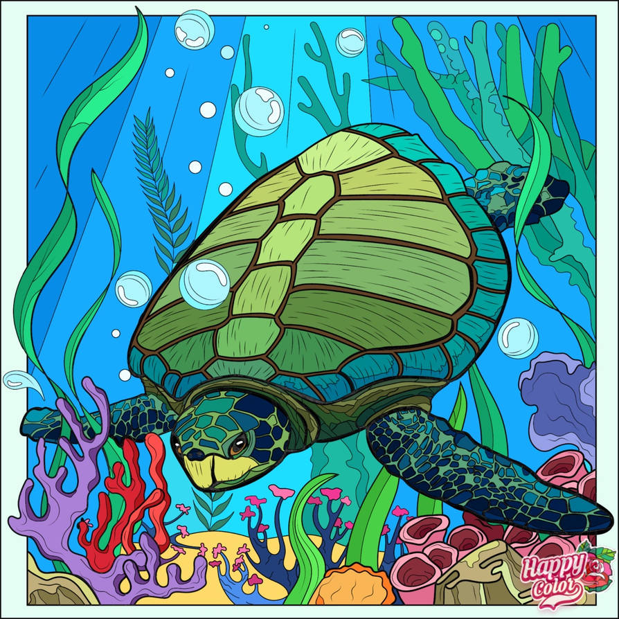 Sea Turtle by JessieSchutter on DeviantArt