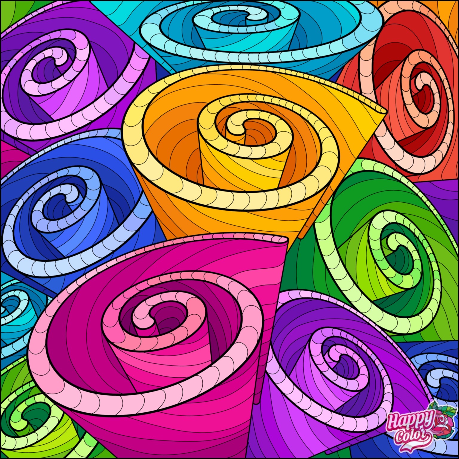 Colorful wrap plastic roll by JessieSchutter on DeviantArt