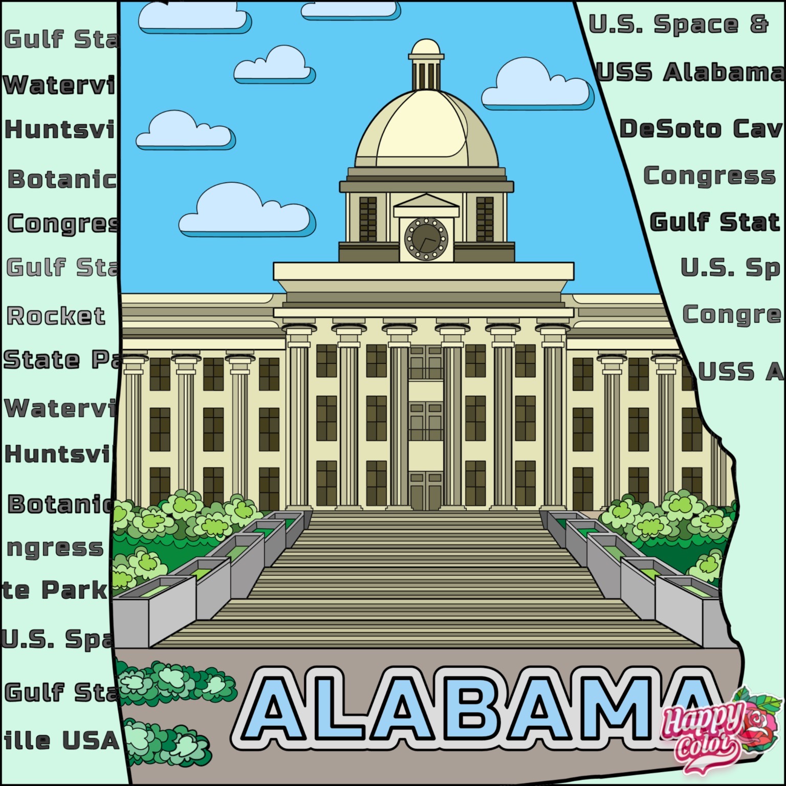 Alabama Deviantart Map Alabama by JessieSchutter on DeviantArt