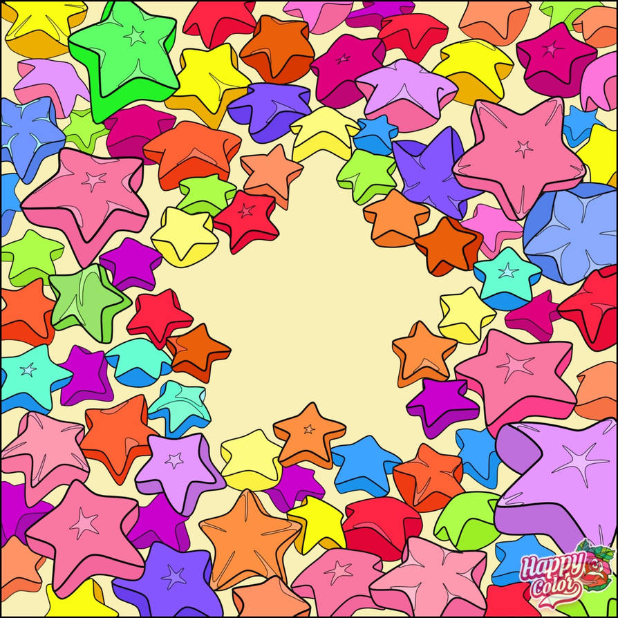 Rainbow Stars by JessieSchutter on DeviantArt