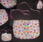 Cupcake Shoulder Messenger Bag by louisalulu