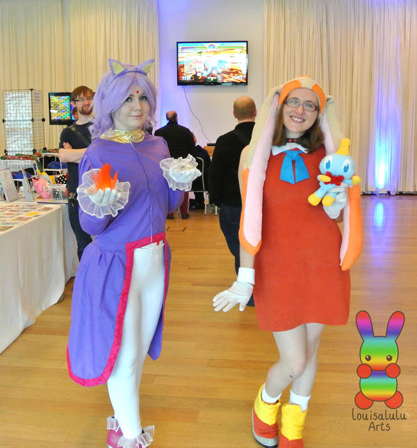 Cream The Rabbit Cosplay Cream the Rabbit and Blaze the Cat Cosplays by louisalulu on DeviantArt