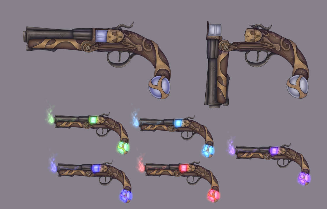 Spellslinger Arcane Gun by FoxArtt on DeviantArt