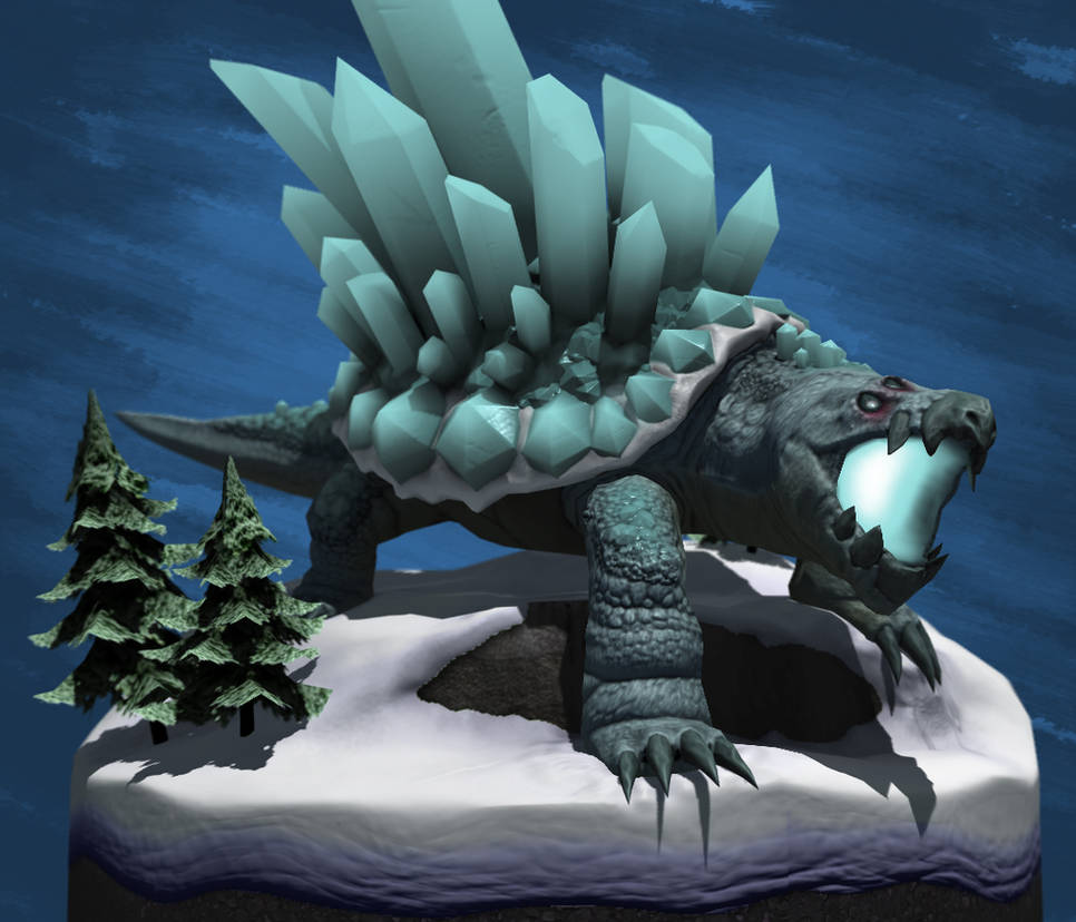 Ice Turtle Ragnarok Giant Ice Turtle by Dbl-Dzl on DeviantArt