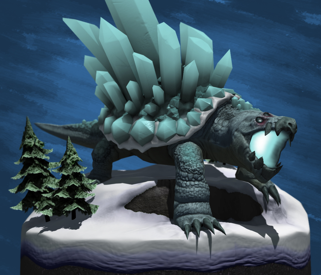 Icey Turtle Giant Ice Monster