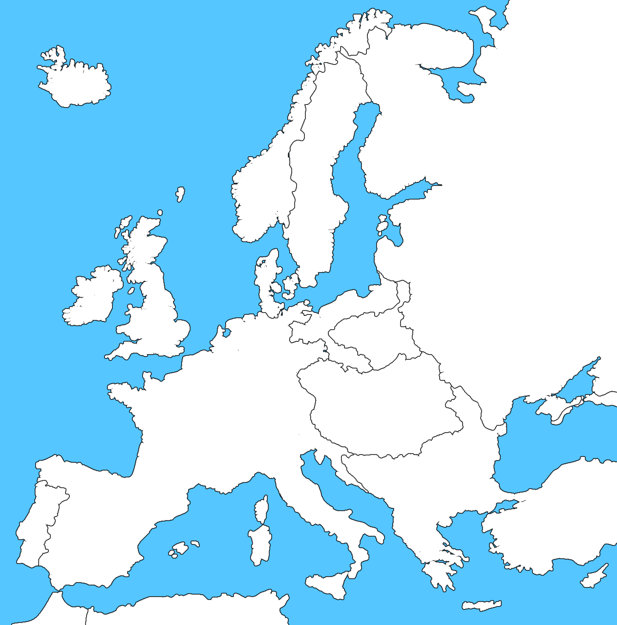 Napoleonic War Blank Map by GamingAdam on DeviantArt