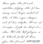 18th century handwriting font by jantiff