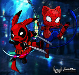 Pikapool and Home Coming SpiderMew