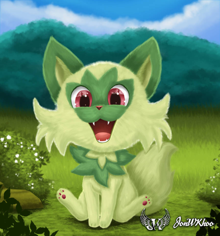 Sprigatito by JonWKhoo on DeviantArt